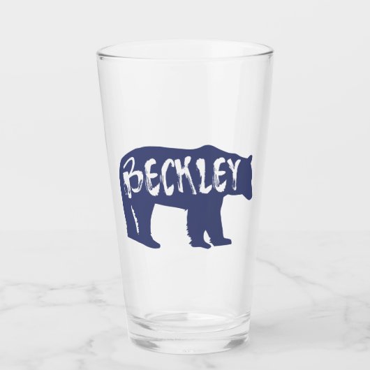 Beckley West Virginia Bear Glas (Vorderseite)