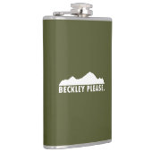 Beckley West Virginia Bitte Flachmann (Rechts)