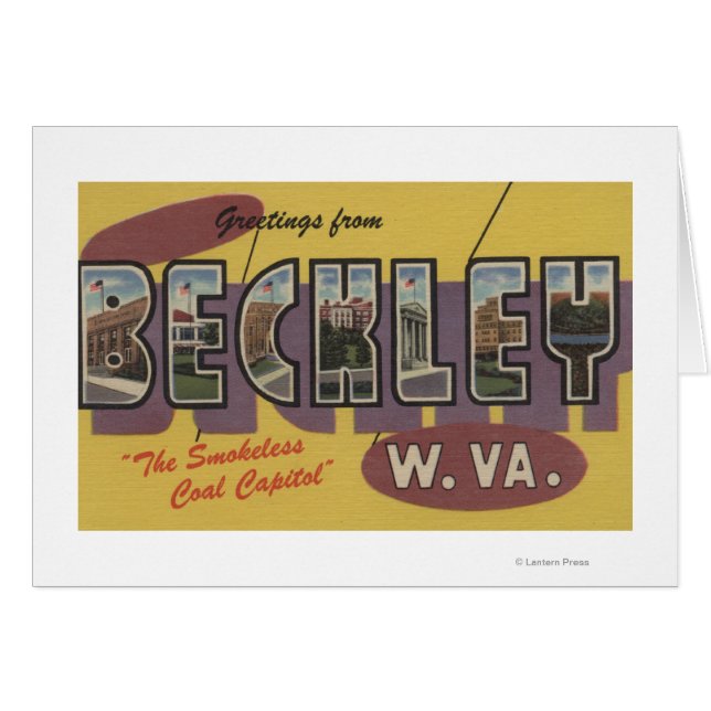 Beckley, West Virginia - Große Briefszenen (Vorderseite (Horizontal))