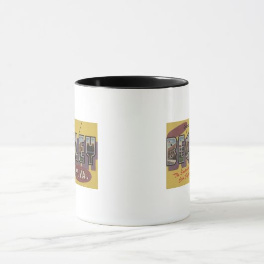 Beckley, West Virginia - Große Briefszenen Tasse (Zentrum)