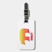 Beckley West Virginia Rainbow Bear Gepäckanhänger (Vorderseite vertikal)