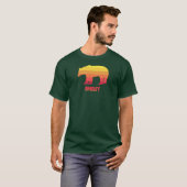 Beckley West Virginia Rainbow Bear T-Shirt (Vorne ganz)