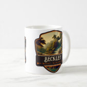 Beckley, West Virginia | VINTAG Kaffeetasse (VorderseiteRechts)