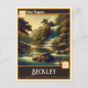 Beckley, West Virginia   VINTAG Postkarte