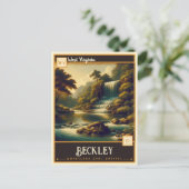 Beckley, West Virginia | VINTAG Postkarte (Stehend Vorderseite)