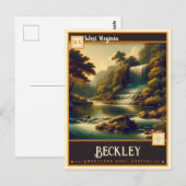 Beckley, West Virginia | VINTAG Postkarte (Vorne/Hinten)