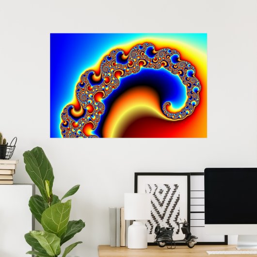 Beckoning 2 - Fraktal Poster (Heimbüro)