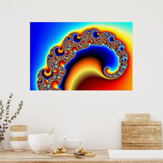 Beckoning 2 - Fraktal Poster (Küche)