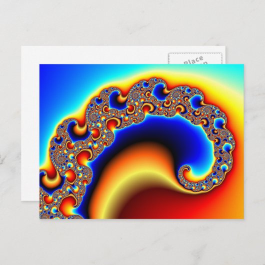 Beckoning 2 - Fraktal Postkarte (Vorne/Hinten)