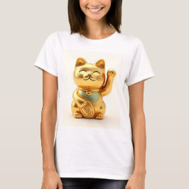 beckoning cat: Japanese-Inspired Art T-Shirt