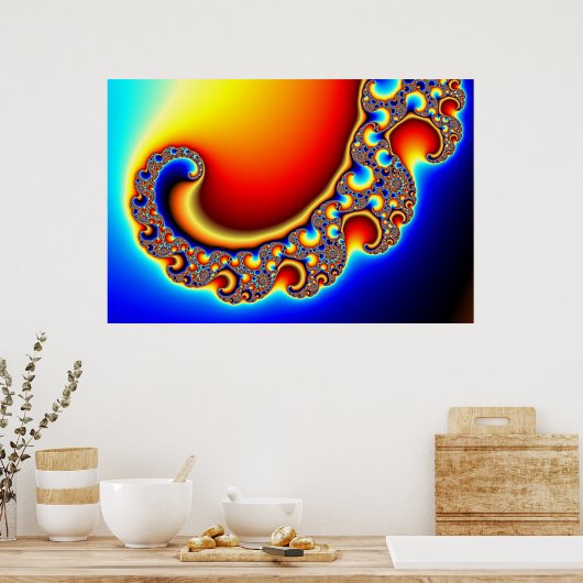 Beckoning - Fraktal Poster (Küche)