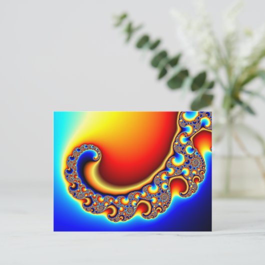 Beckoning - Fraktal Postkarte (Stehend Vorderseite)