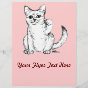 Beckoning Kitty Cat Maneki Neko Flyer