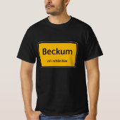 Beckum Herren Männer T-Shirt Tshirt Shirt (Vorderseite)