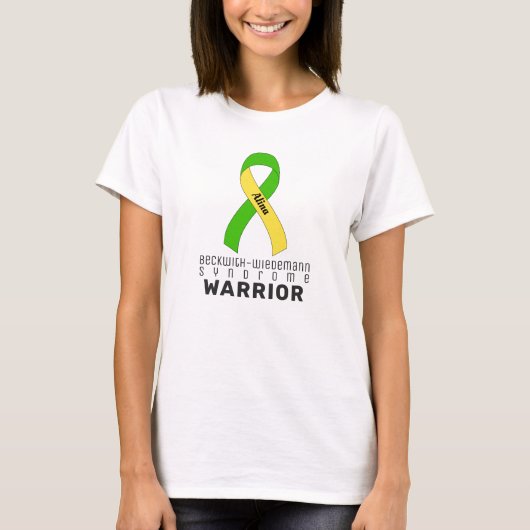 Beckwith-Wiedemann Syndrom Warrior White Women's T-Shirt (Vorderseite)