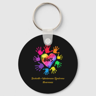 Beckwith Wiedemann Syndrome Awareness Hands Gesche Schlüsselanhänger