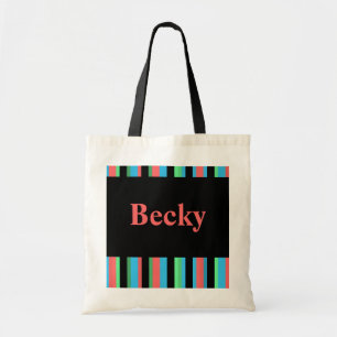Becky Hübsch Strip Tote Bag Tragetasche