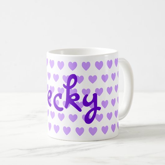 Becky in Lila Kaffeetasse (VorderseiteRechts)