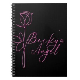 Becky's Angel Logo - Spiral Foto Notebook Notizblock