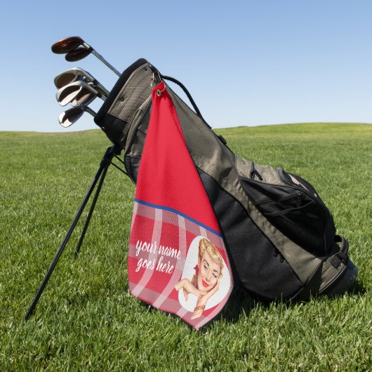 Becky's Golf Towel Golfhandtuch (Gras)