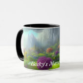 Beckys Morgentee Personalisiert anpassbar Tasse (Vorderseite Links)