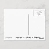 Becky's Unicorn Postkarte (Rückseite)