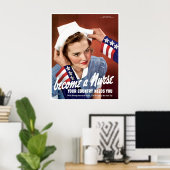 Become A WWII Nurse Poster (Heimbüro)