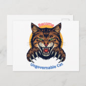 Become Ungovernable Cat Postkarte (Vorne/Hinten)