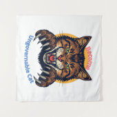 Become Ungovernable Cat Wandteppich (Vorderseite (Horizontal))