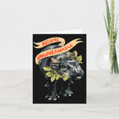 Become Ungovernable Funny Moo-deng Karte (Vorderseite)