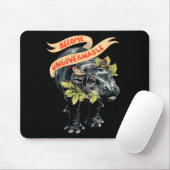Become Ungovernable Funny Moo-deng  Mousepad (Mit Mouse)