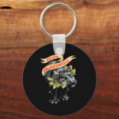 Become Ungovernable Funny Moo-deng Schlüsselanhänger (Vorderseite)