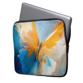 Becoming Light – Abstract Butterfly In Motion Laptopschutzhülle (Vorderseite Links)