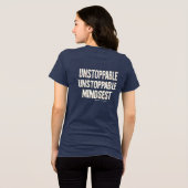 Becoming Unstoppable Motivational Women’s T-Shirt Tri-Blend Shirt (Rückseite voll)