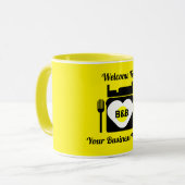 Bed and Breakfast Business Merchandise Tasse (Vorderseite Links)