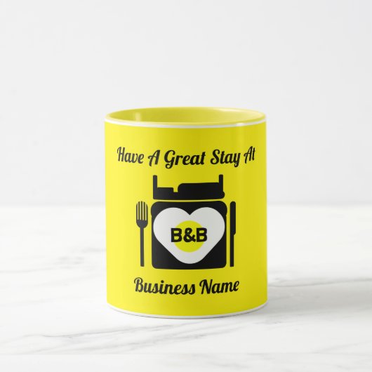 Bed and Breakfast Geschenke und Werbeaktion Kaffee Tasse (Zentrum)