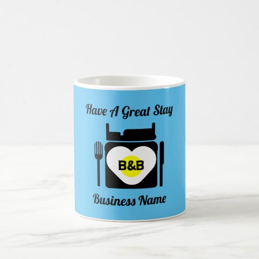 Bed and Breakfast Geschenke und Werbeaktion Kaffeetasse (Mittel)