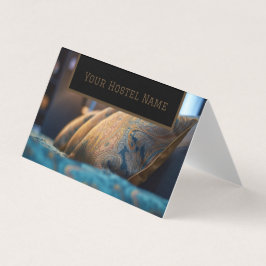 Bed and Breakfast Hostel Brown Foto Alt Stilvoll Visitenkarten