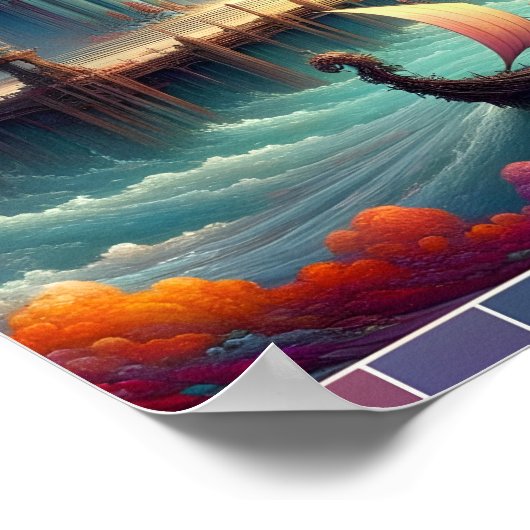 Bed and Breakfast in den Mars Poster (Ecke)