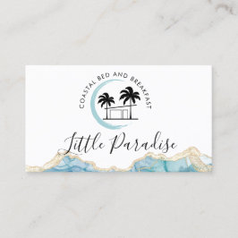 Bed and Breakfast Küstenvermietung Palme Beach Hou Visitenkarte