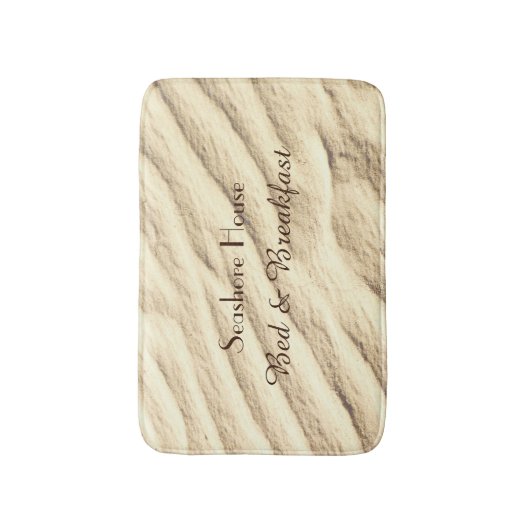 Bed and Breakfast Personalisierter Name Badematte (Vorderseite Vertikal)