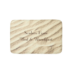 Bed and Breakfast Sand Personalisiert Bath Mat Badematte