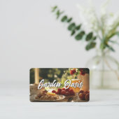 Bed and Breakfast Scenery Visitenkarte (Stehend Vorderseite)