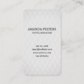 Bed and Breakfast Scenery Visitenkarte (Rückseite)