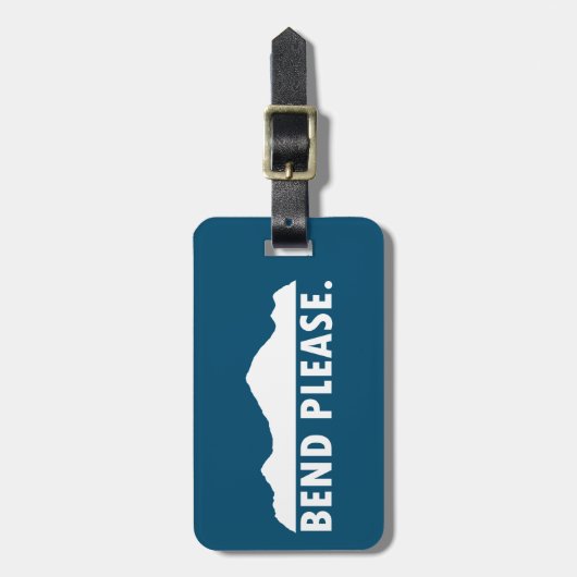 Bed bitte gepäckanhänger (Vorderseite vertikal)