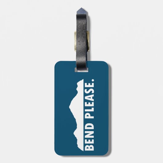 Bed bitte gepäckanhänger (Rückseite vertikal)