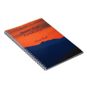 Bed & Breakfast Guest Book Red Sky at Sunset B&B Notizblock (Rechte Seite)