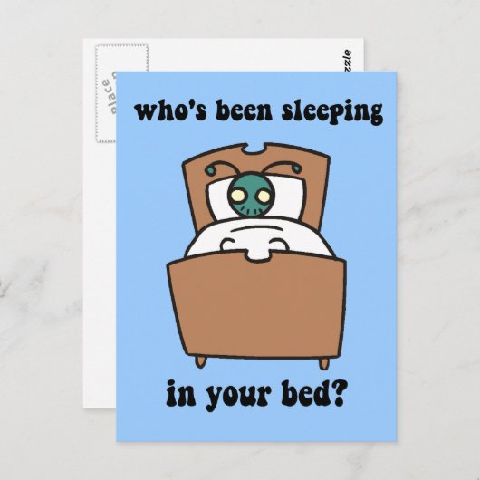 Bed Bug Postkarte (Vorne/Hinten)