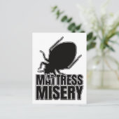 Bed Bugs Bed Bug Bedbugs - Entomologie Geek Postkarte (Stehend Vorderseite)