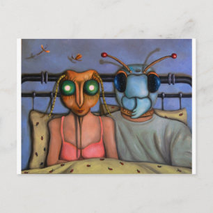 Bed Bugs Postkarte